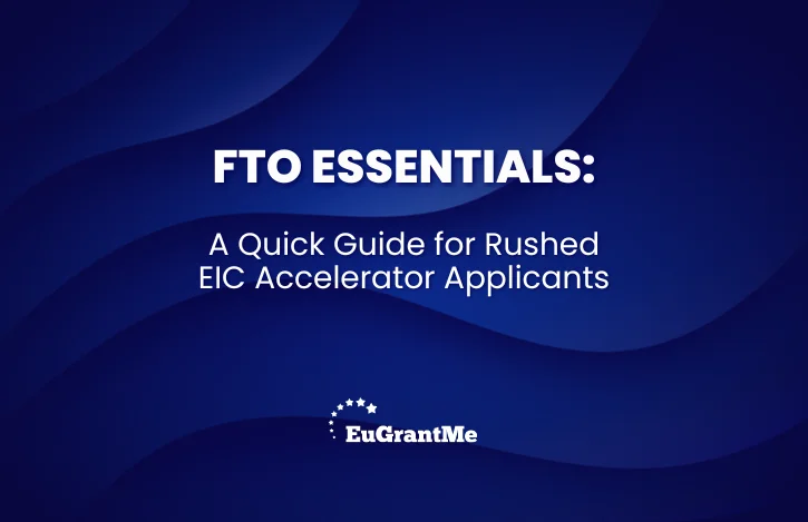 FTO Essentials: A Quick Guide for Rushed EIC Accelerator Applicants