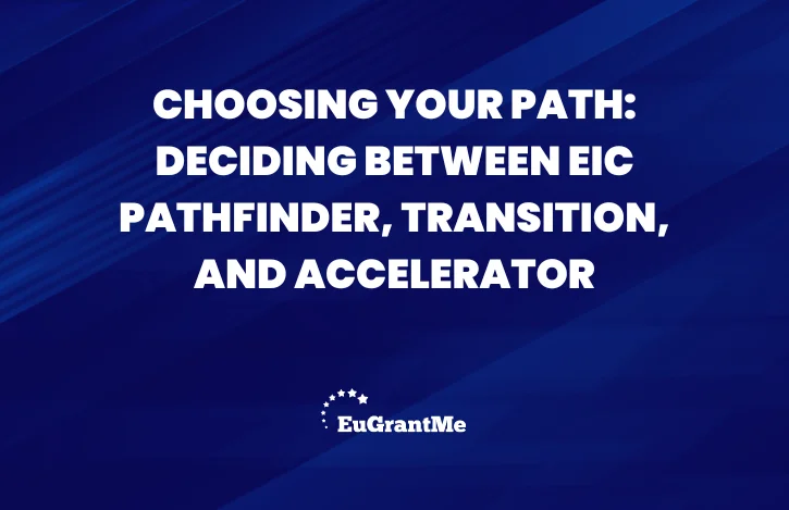 Choosing Your Path: Deciding Between EIC Pathfinder, Transition, and Accelerator