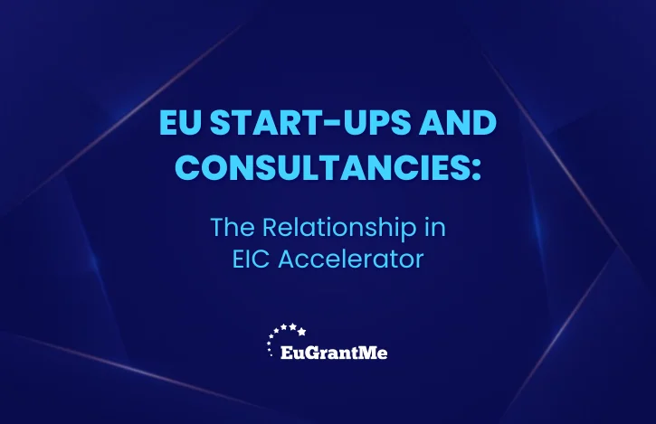 EU Start-ups and Consultancies: The Relationship in EIC Accelerator