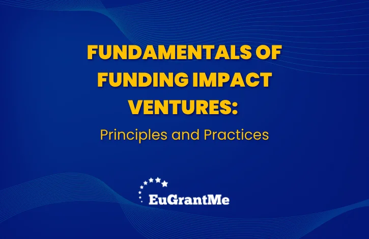 Fundamentals of Funding Impact Ventures: Principles and Practices