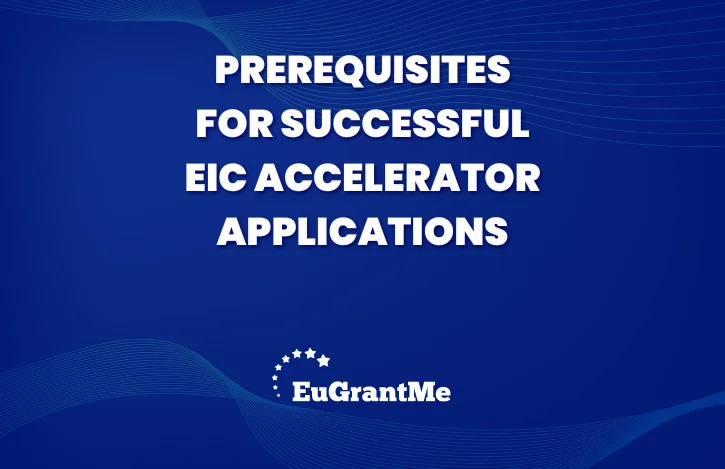 Prerequisites for Successful EIC Accelerator Applications