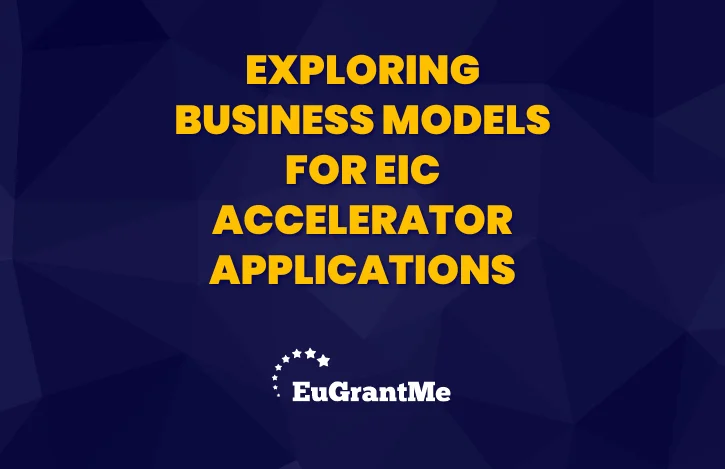 Exploring Business Models for EIC Accelerator Applications