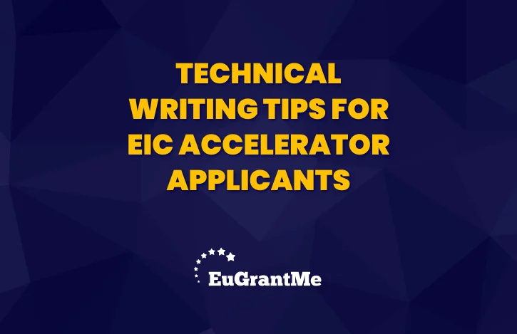 Technical Writing Tips for EIC Accelerator Applicants