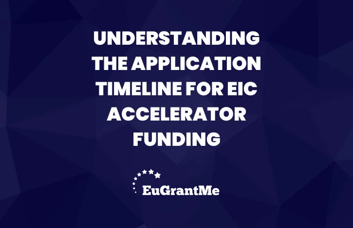 Understanding the Application Timeline for EIC Accelerator Funding