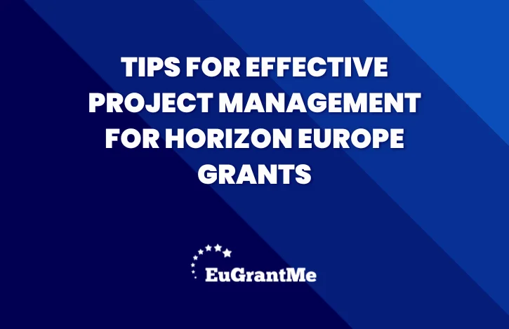 Tips for Effective Project Management for Horizon Europe Grants